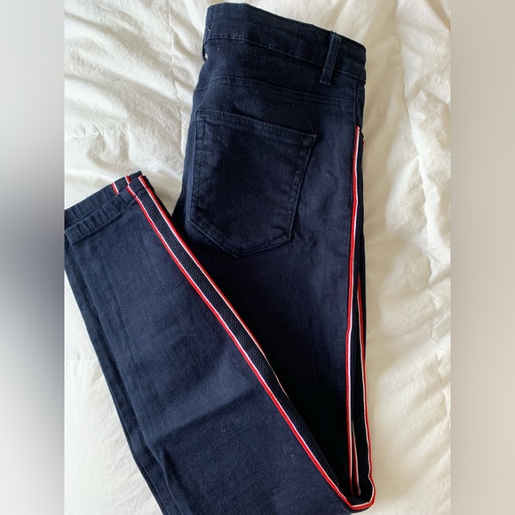 Zara Navy Jeans- Size 8 - Picture 6 of 8